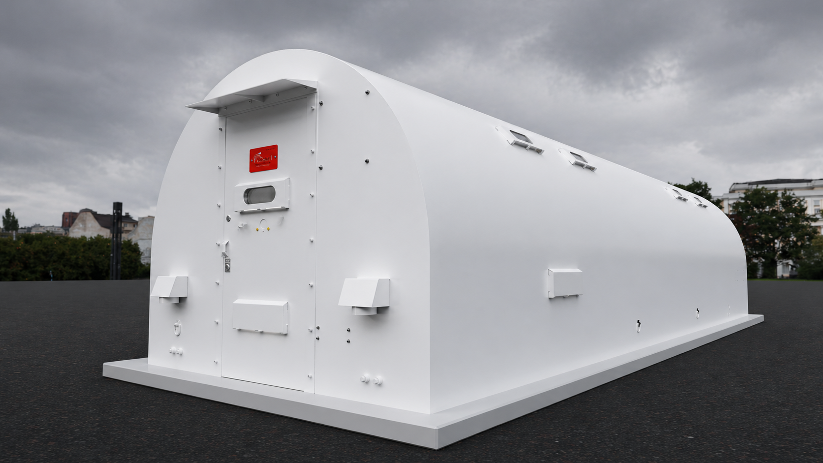 10’x24’x8’ Curved Storm Shelter