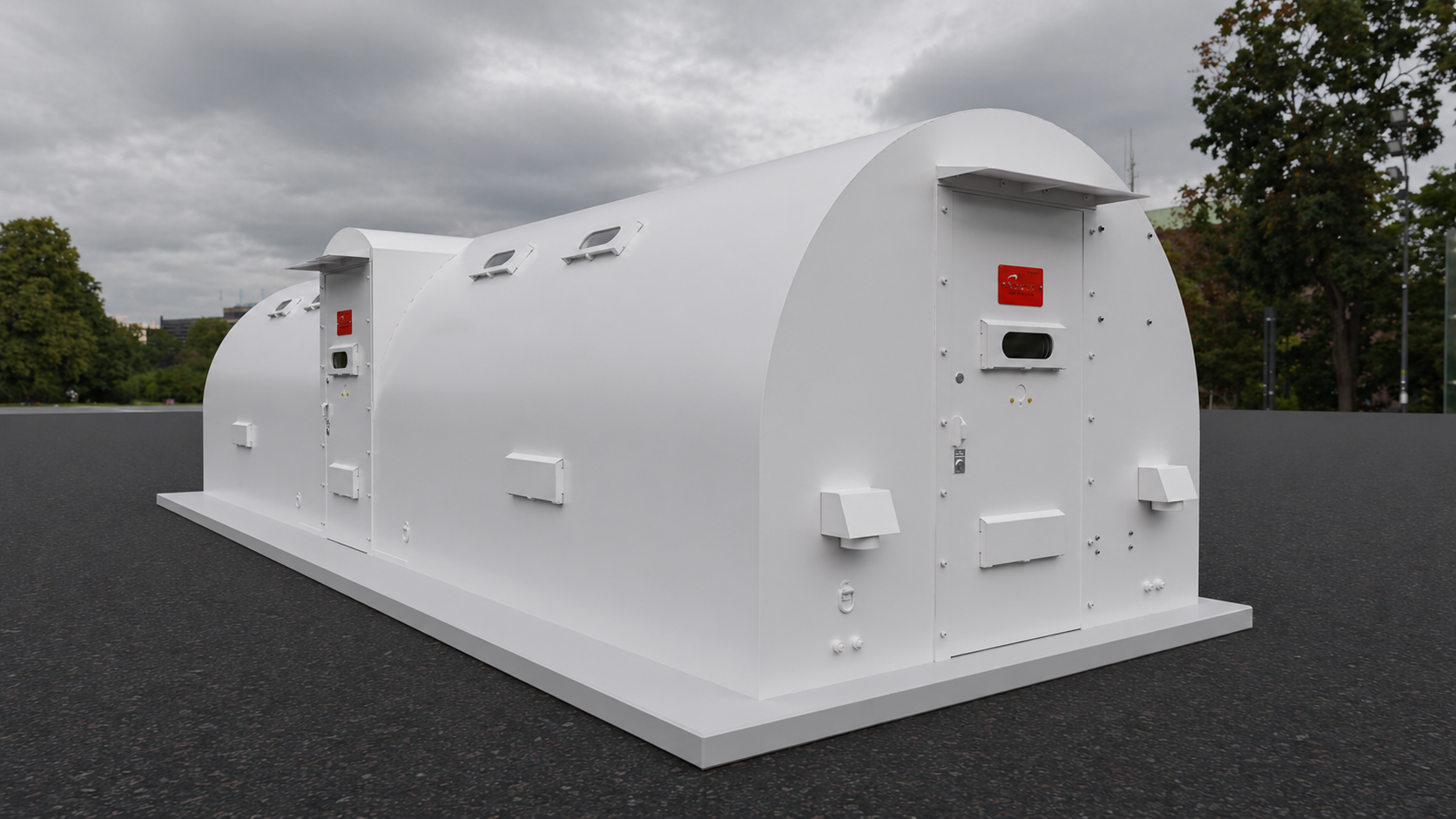 10’x24’x8’ Curved Storm Shelter