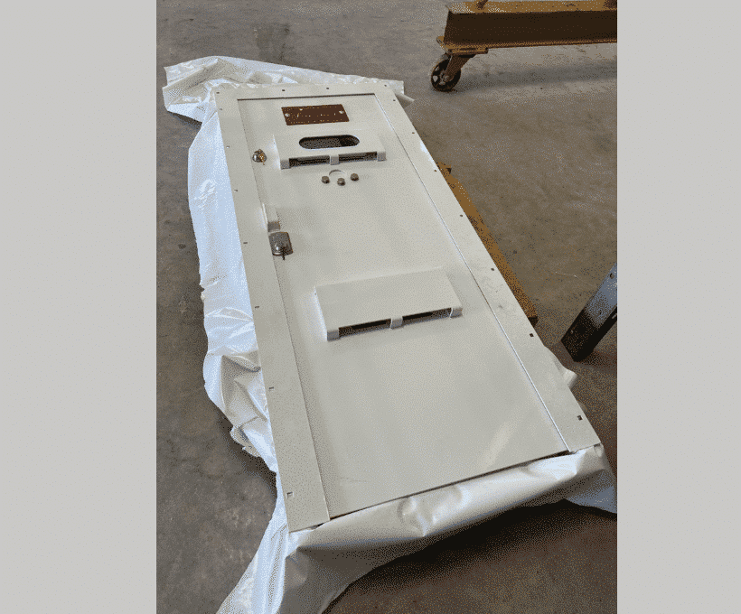 Storm shelter door
