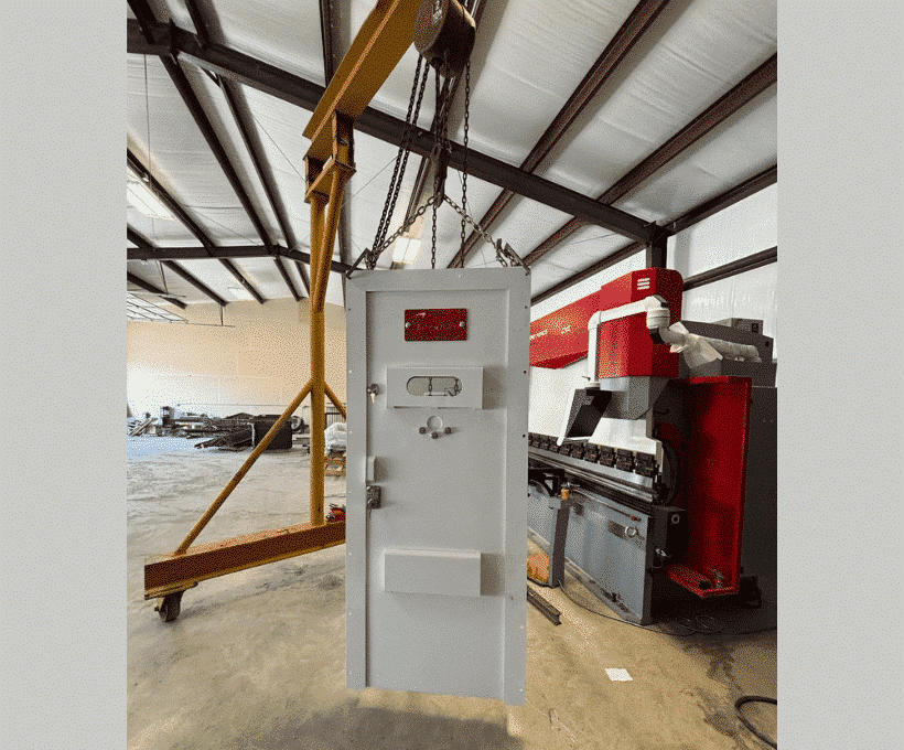 Storm shelter door