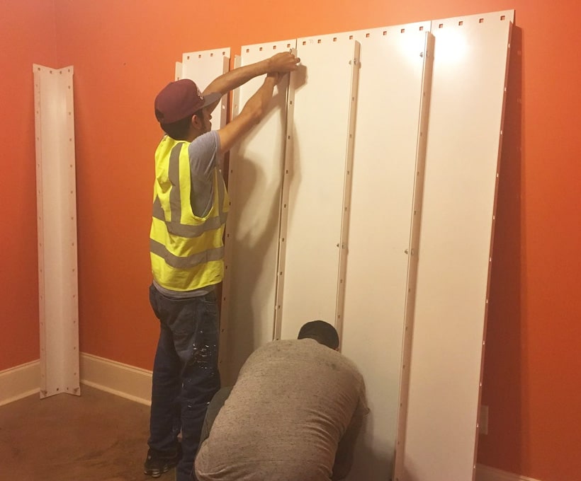 Installation modular storm shelters