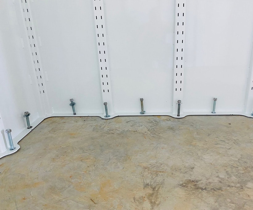 Placing anchors Storm shelters