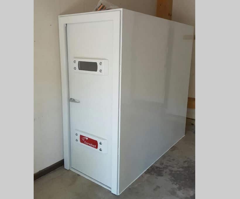 3’x7’x6’5” Slim Safe Room For 7 People