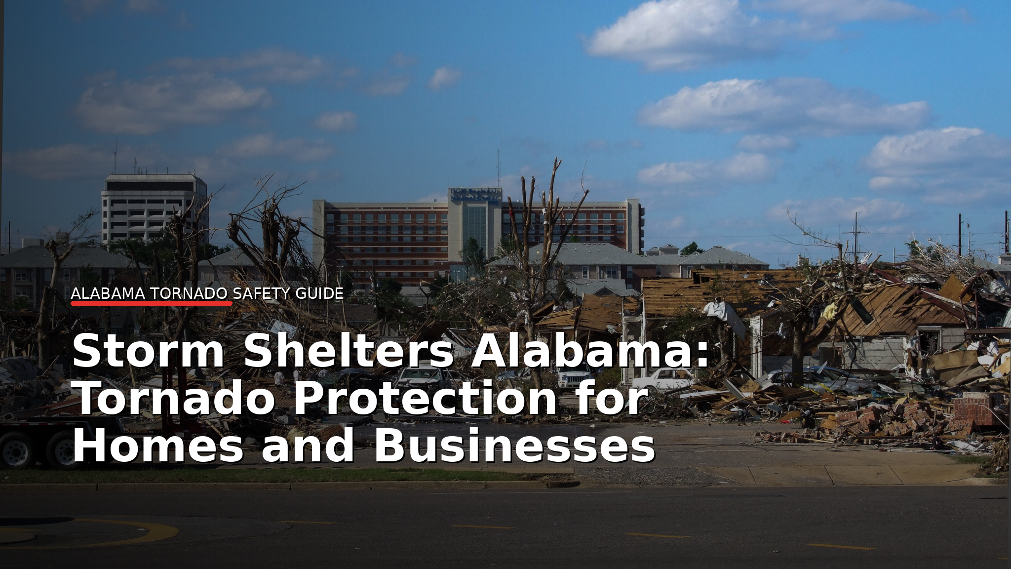 Storm Shelters Alabama | Tornado Shelters & Safe Rooms